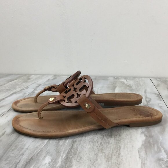 Tory Burch Miller Leather Sandal 8 - Picture 4 of 8